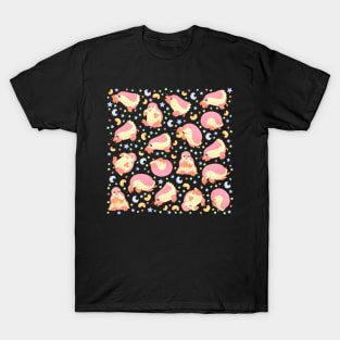 Pink Fairy Armadillo Black T-Shirt